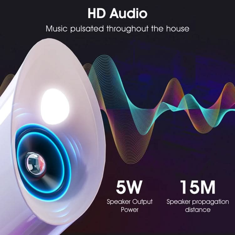 G69 Pro LED Lyrics Screen RGB Colorful Desktop Bluetooth Speaker