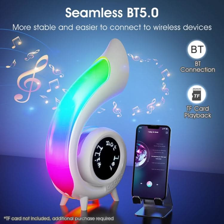 G69 Pro LED Lyrics Screen RGB Colorful Desktop Bluetooth Speaker