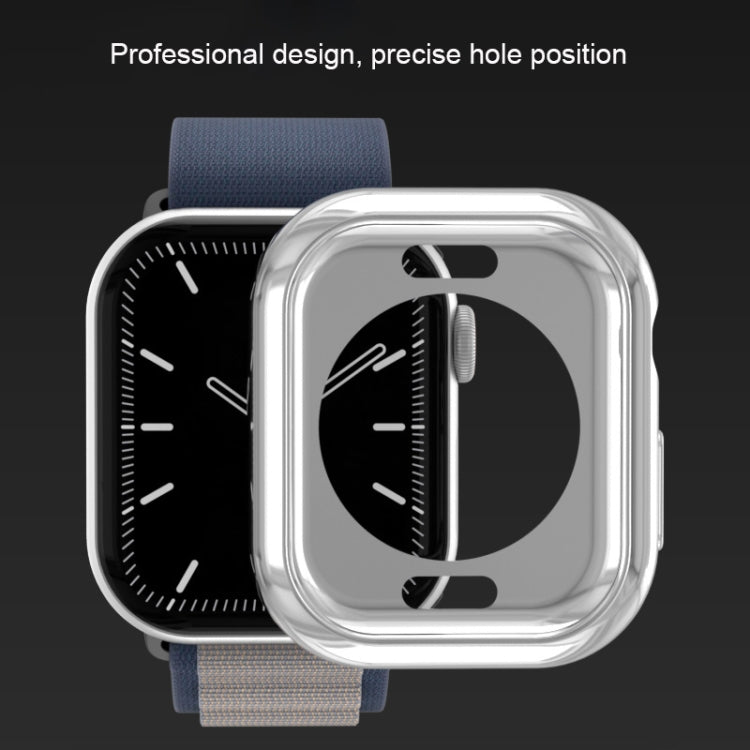 Plating TPU Round Hole Hollow Watch Case