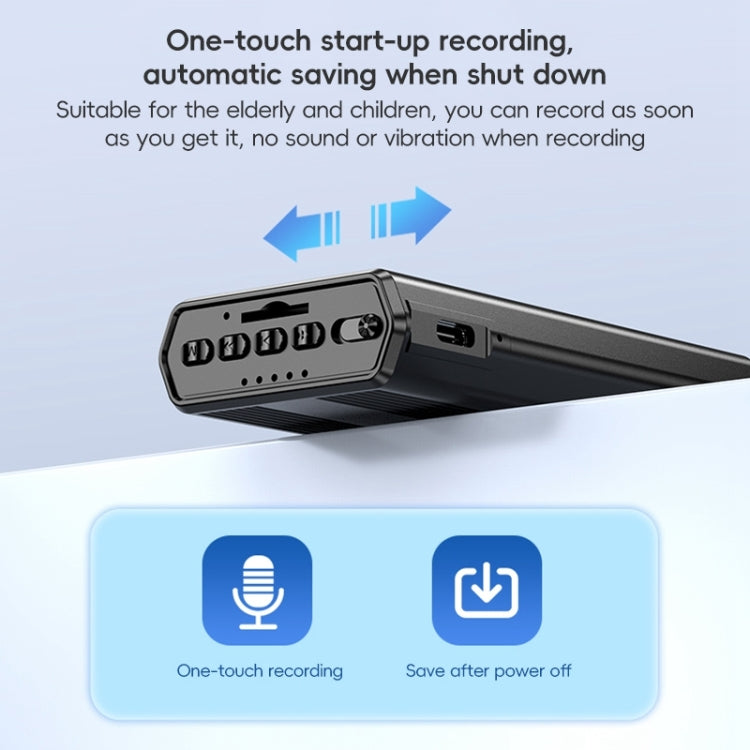 ZD42B Magnetic Sound Control Smart Noise Reduction Voice Recorder