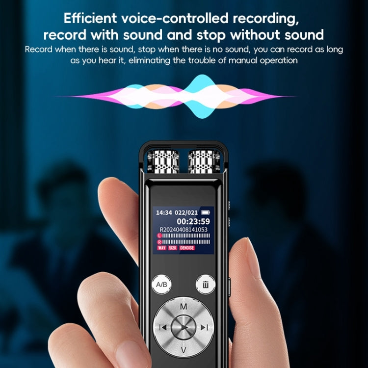 ZD43B Omnidirectional Dual Mic Smart Noise Reduction Voice Recorder