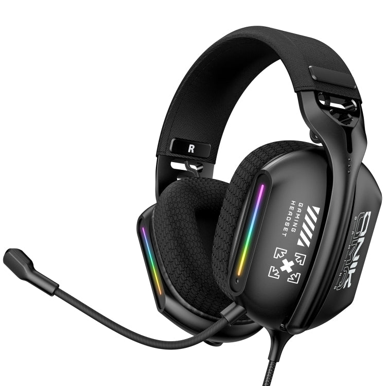 ONIKUMA X12 USB /  3.5mm Wired RGB Light Gaming Headset with Mic, Cable length: 2.2m My Store