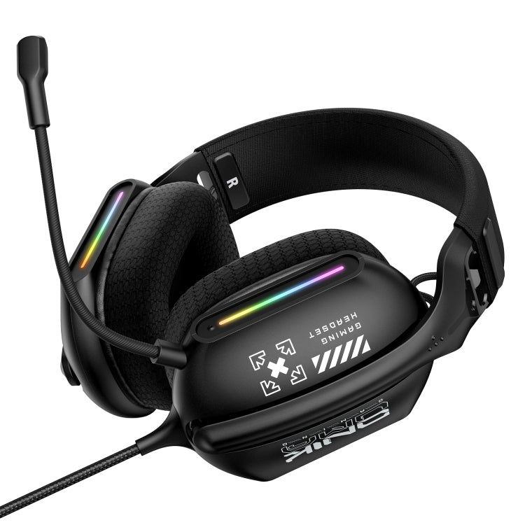 ONIKUMA X12 USB /  3.5mm Wired RGB Light Gaming Headset with Mic, Cable length: 2.2m My Store