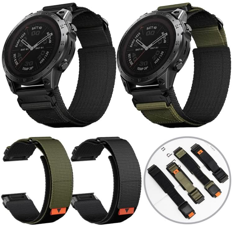 Nylon Loop Hook And Loop Fastener Quick Release Watch Band