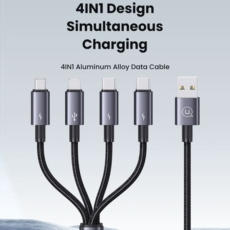 USAMS SJ739 1.2m 4 in 1 Type-C Fast Charging Cable