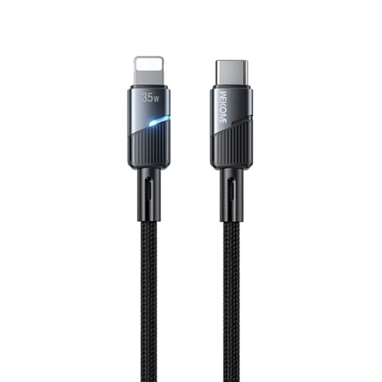 WK WDC-37 Intelligent Power-off 1m PD35W Type-C to 8 Pin Fast Charging Data Cable