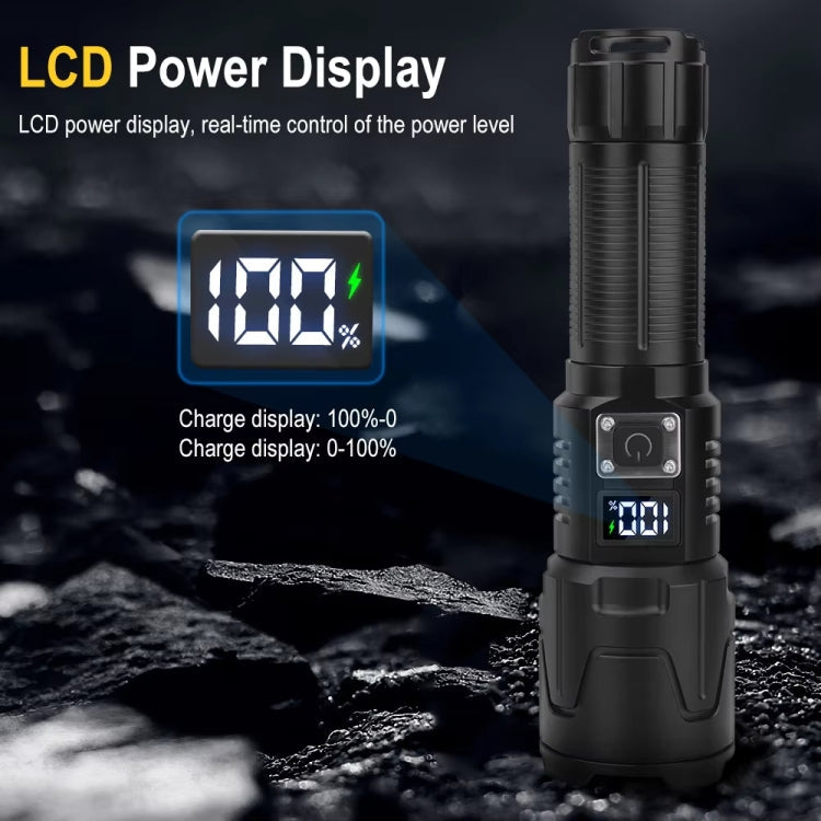 S2301 30W White Laser Wick 1000LM Telescopic Zoom LED Flashlight My Store