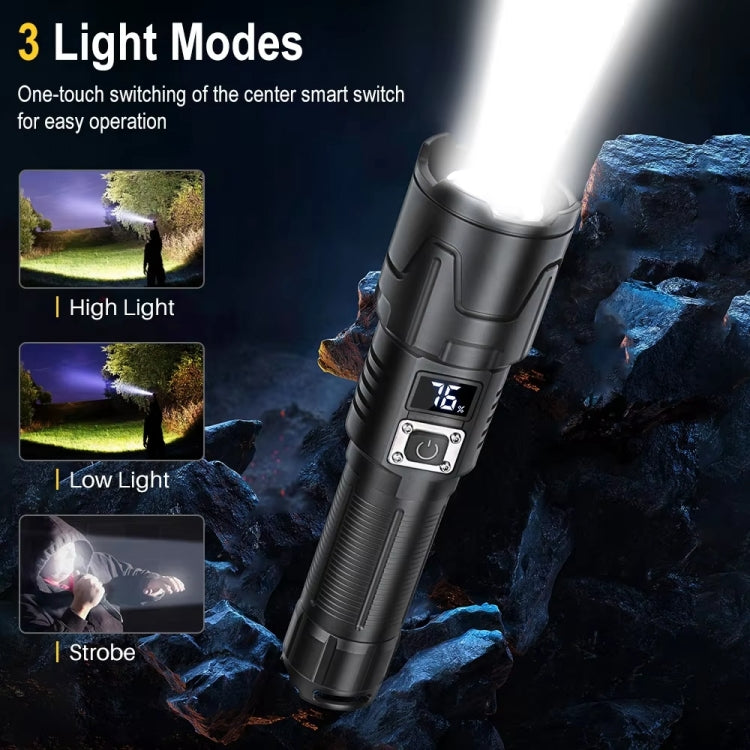 S2301 30W White Laser Wick 1000LM Telescopic Zoom LED Flashlight My Store