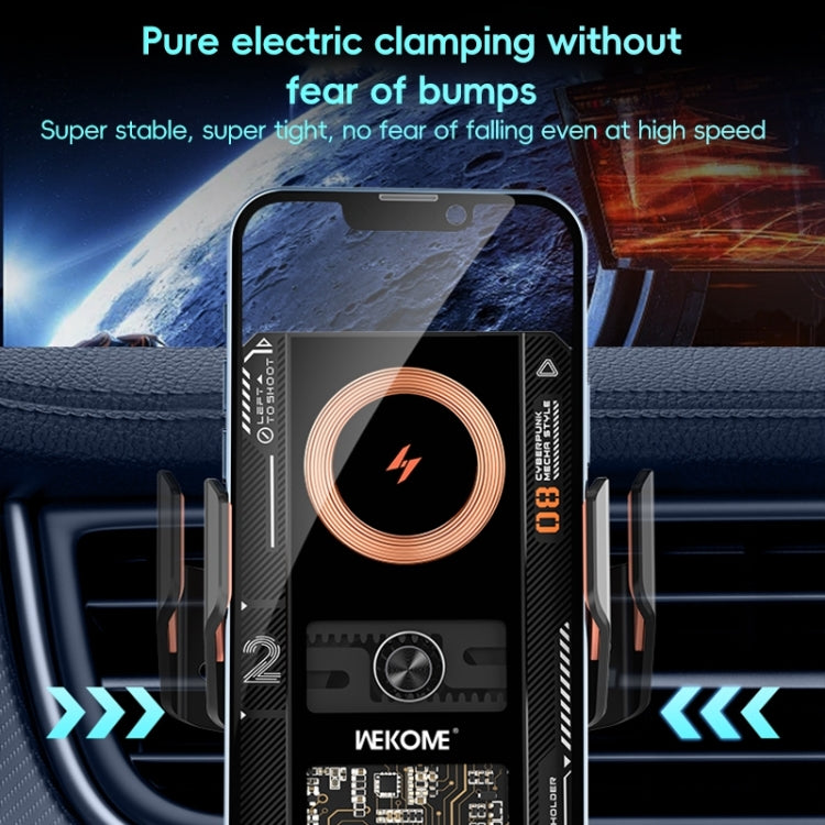 WEKOME WP-U208 15W Mechanical Transparent Wireless Charging Car Holder ÎҵÄÉ̵ê