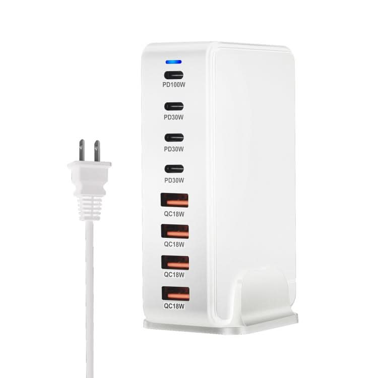 YMS-858 GaN 240W USB x 4, USB-C / Type-C x 4 Fast Charger