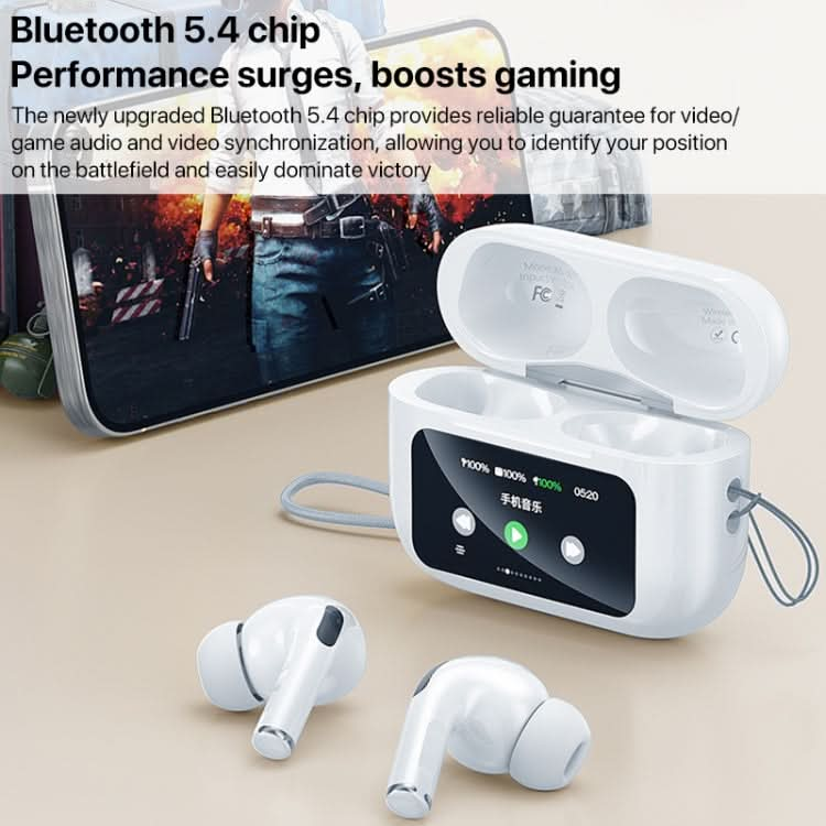 WEKOME WS-05 Chiscope Smart Color Screen Noise Reduction Wireless Bluetooth Earphones