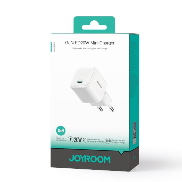 JOYROOM JR-TCG08 GaN PD20W USB-C / Type-C Port Mini Charger