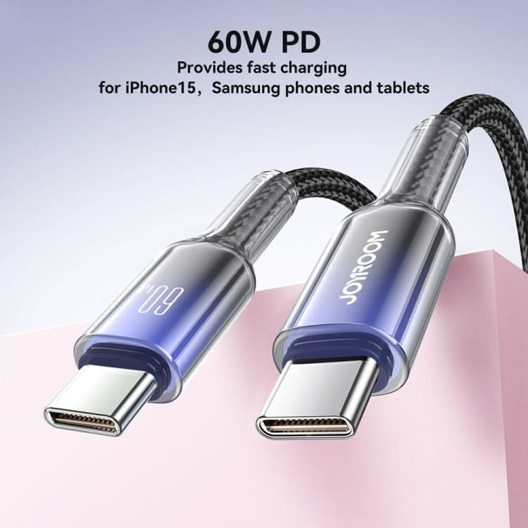 JOYROOM S-A42 Crystal Clear Series Fast Charging Data Cable, Length: 1.2m