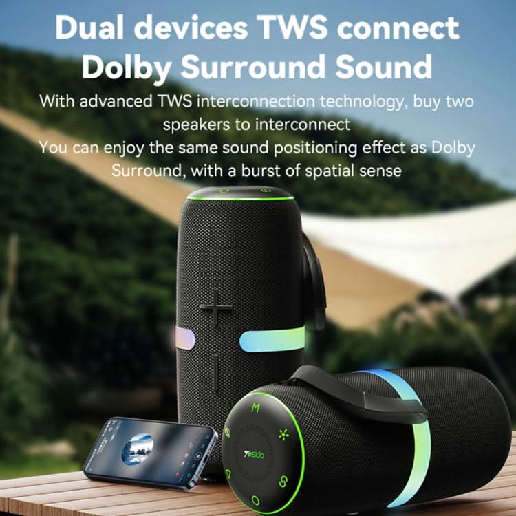 Yesido YSW22 30W Portable Wireless Bluetooth Speaker