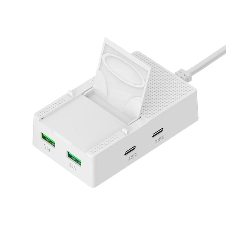 CY-PC03 50W 2 Type-C 2 USB Multi Ports Sharing Travel Charger