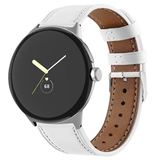 Round Tail Genuine Leather Watch Band