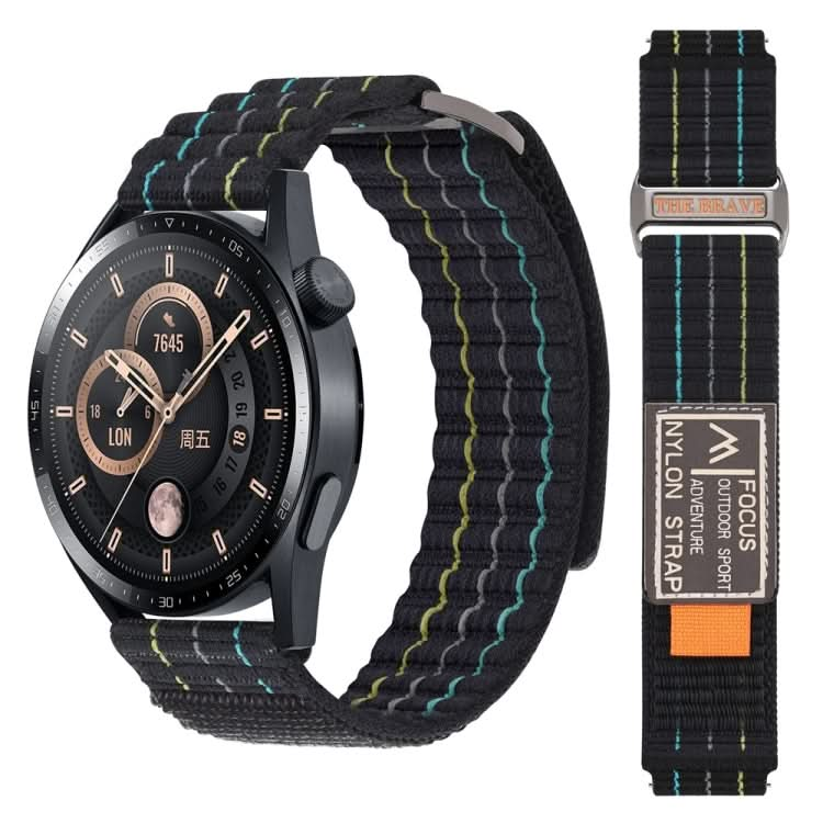 Dual-Section Sports Style Nylon Loop Watch Band