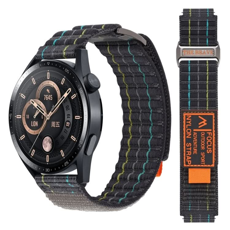 Dual-Section Sports Style Nylon Loop Watch Band