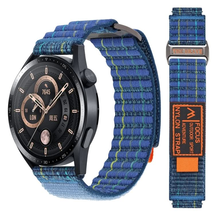 Dual-Section Sports Style Nylon Loop Watch Band