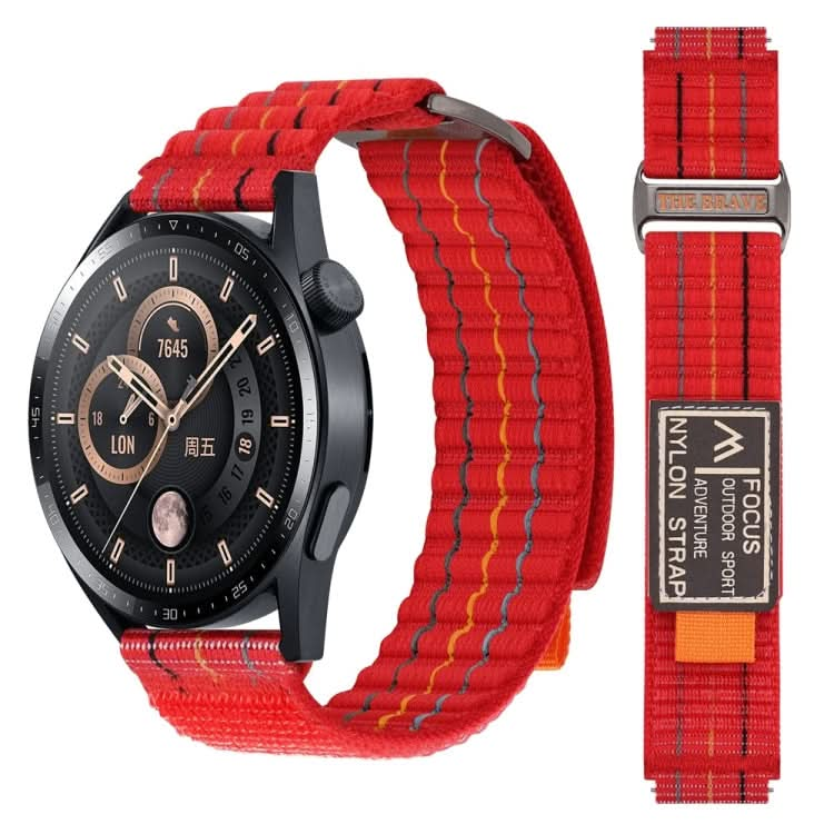 Dual-Section Sports Style Nylon Loop Watch Band