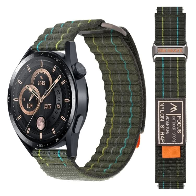 Dual-Section Sports Style Nylon Loop Watch Band