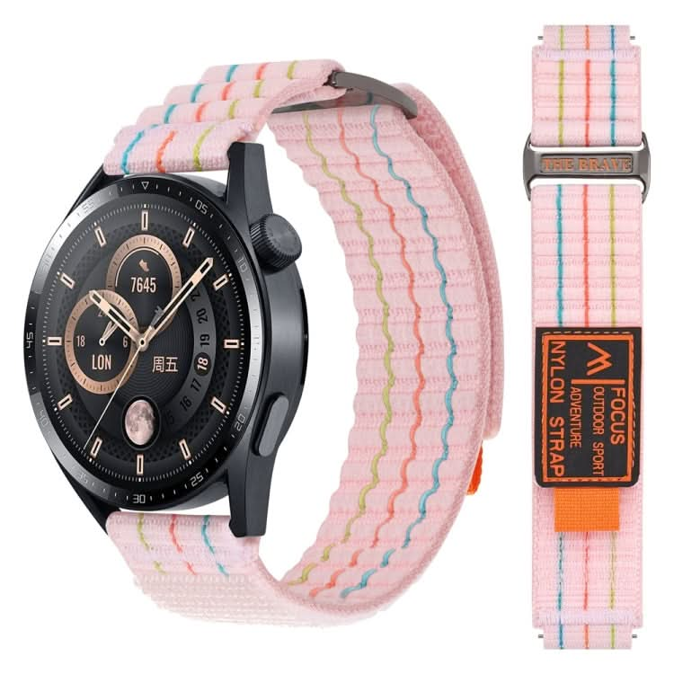 Dual-Section Sports Style Nylon Loop Watch Band