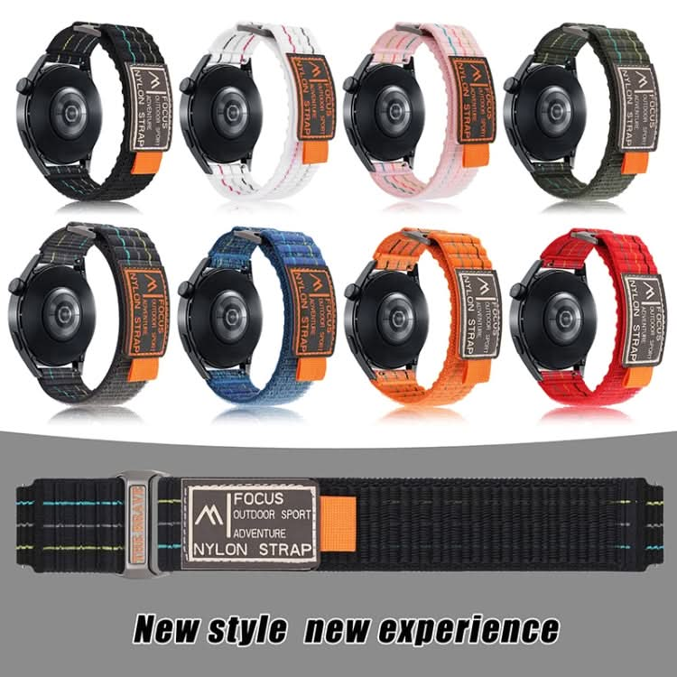 Dual-Section Sports Style Nylon Loop Watch Band