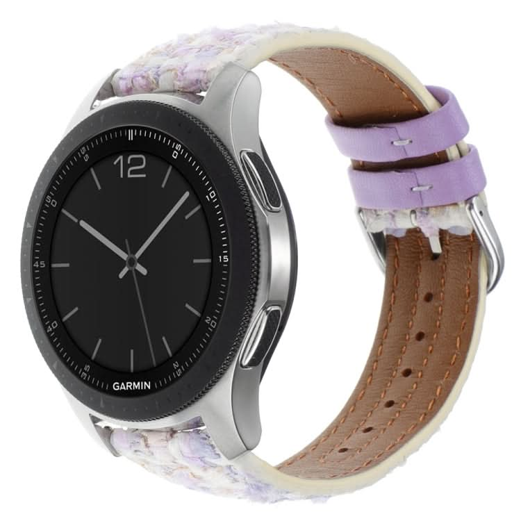 Woolen Hybrid Leather Watch Band