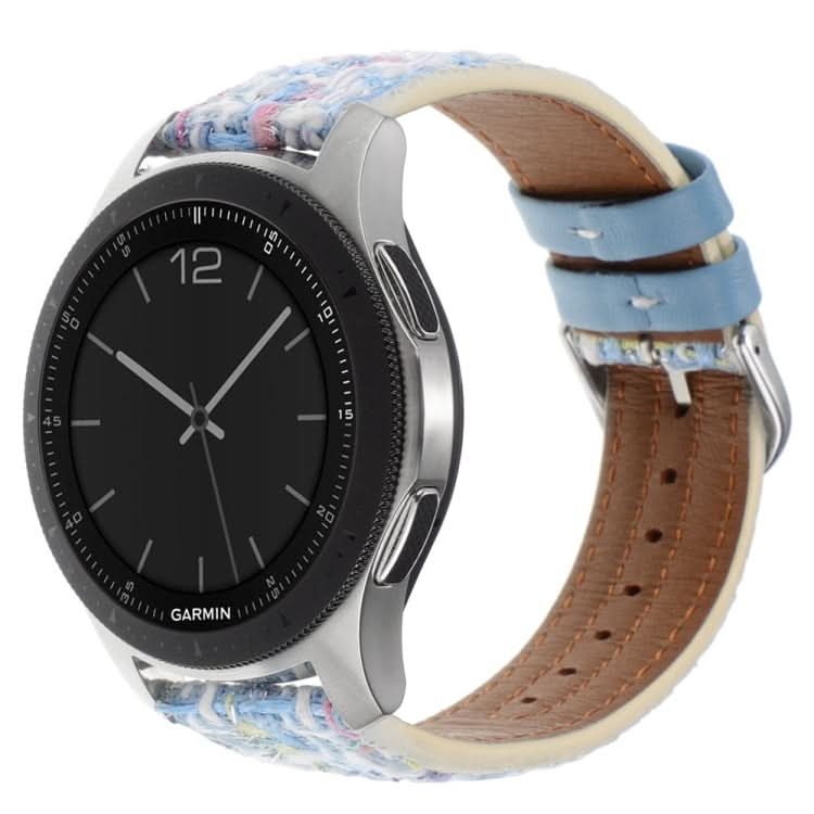 Woolen Hybrid Leather Watch Band