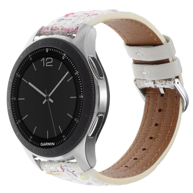 Woolen Hybrid Leather Watch Band