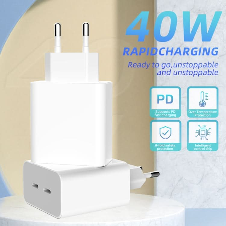 M160 PD 40W Dual Type-C Fast Charger