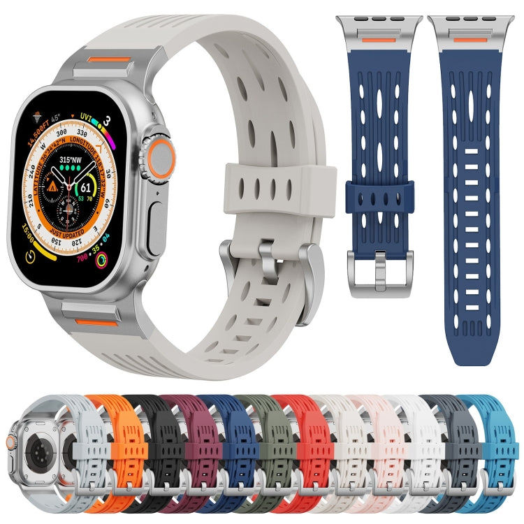 Trailblazer Oval Holes Silicone Watch Band