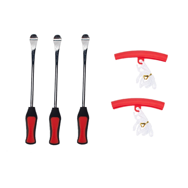 5 in 1 Car / Motorcycle Tire Repair Tool Spoon Tire Spoons Lever Tire Changing Tools with Red Tyre Protector ÎҵÄÉ̵ê