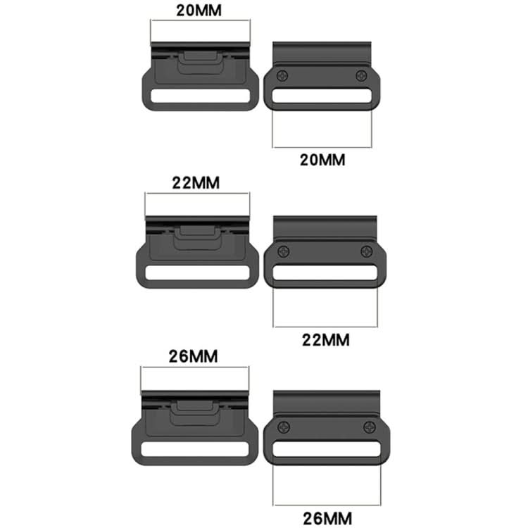 1 Pair Metal Medium Adapter Watch Band Quick Release Connector