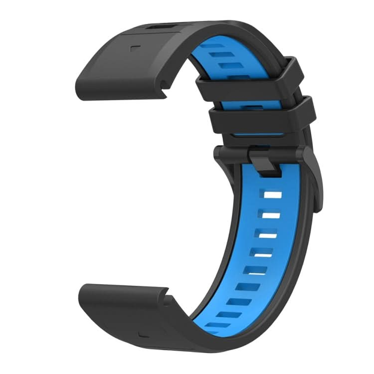 Two Color Quick Release Silicone Watch Band with Tool