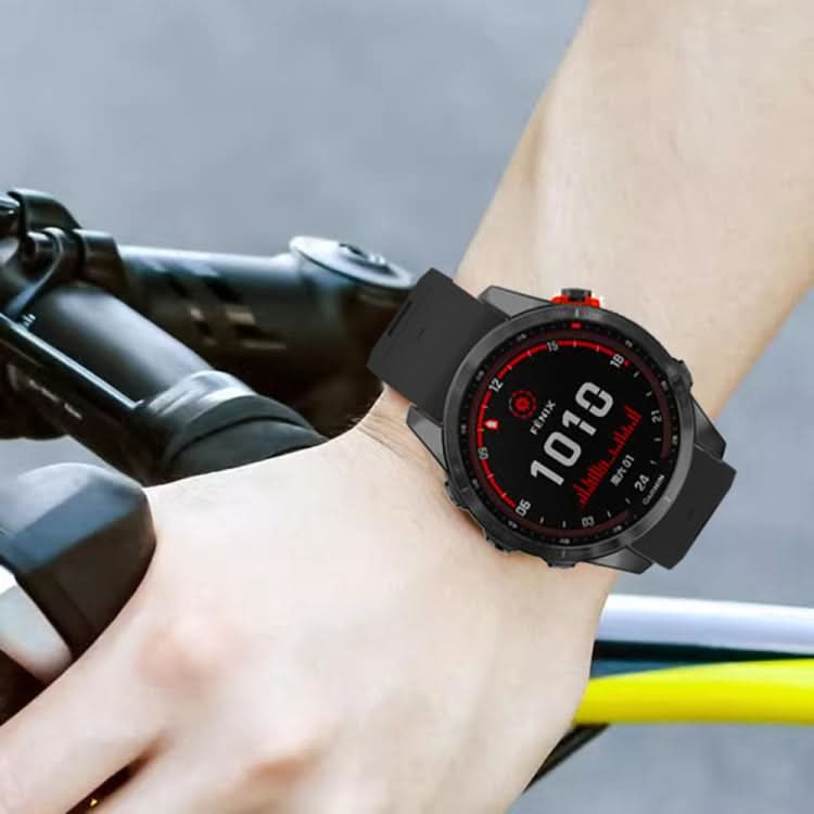 Two Color Quick Release Silicone Watch Band with Tool