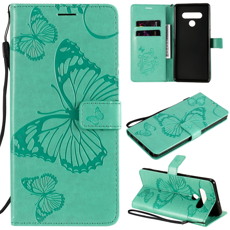 3D Butterfly Embossed Pattern Horizontal Flip Leather Case with Holder & Card Slot & Wallet & Lanyard, Series 4-Reluova