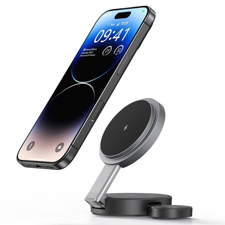 USAMS CD234 Folding 3-in-1 Magnetic Wireless Fast Charger