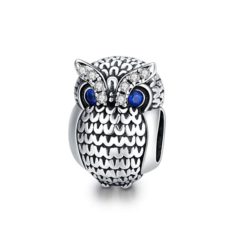 S925 Sterling Silver Owl Beads DIY Bracelet Necklace Accessories Reluova