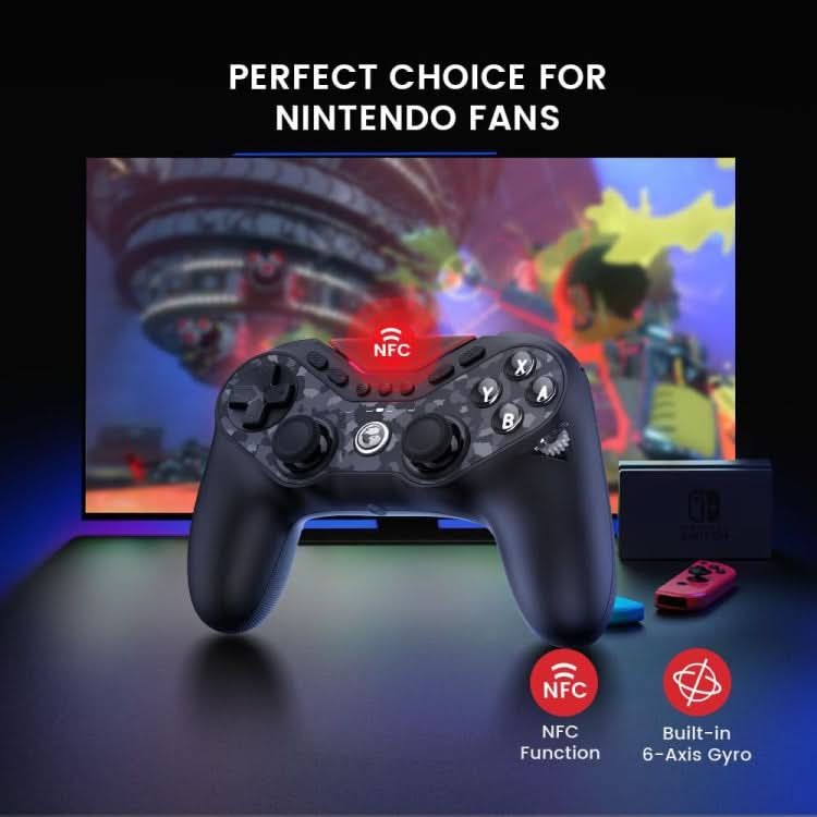 GameSir T3 Pro Nine-Tailed Fox Wireless Bluetooth Game Controller