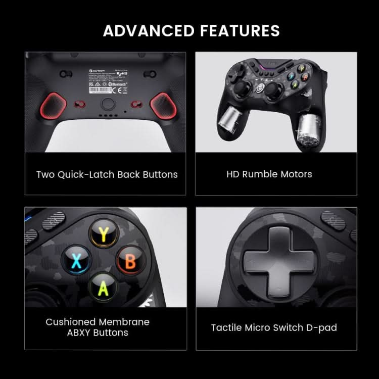 GameSir T3 Pro Nine-Tailed Fox Wireless Bluetooth Game Controller