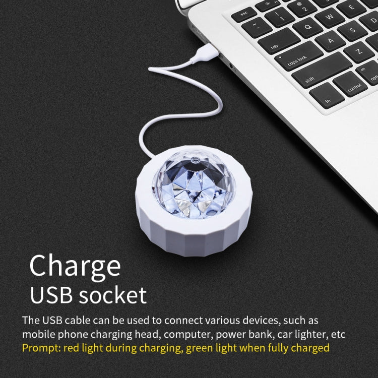 D36 3W DC 5V USB Charging Car Portable DJ Light Sound Activated Atmosphere Light Star Music Light Lamp ÎҵÄÉ̵ê