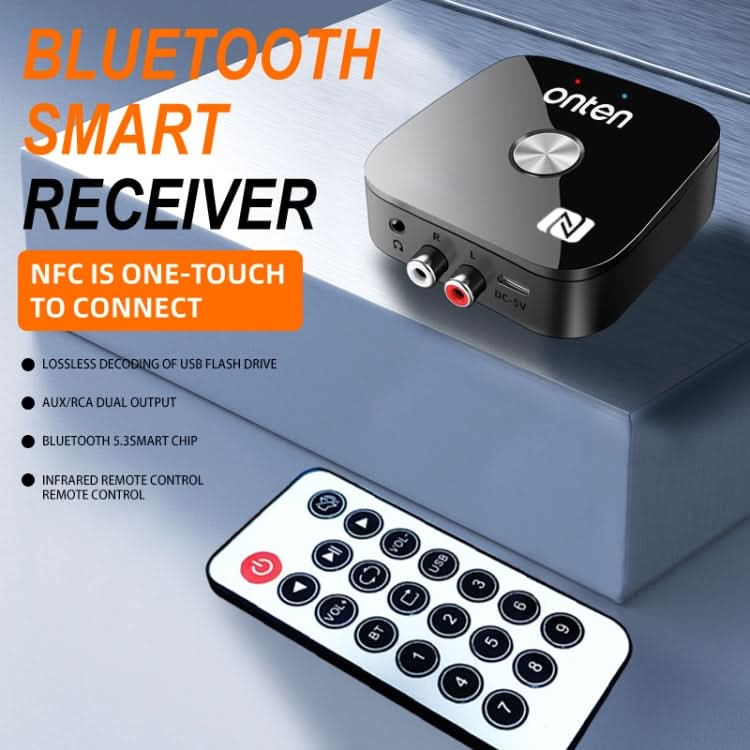 ONTEN BT103 NFC Desktop Bluetooth 5.3 Audio Receiver Adapter