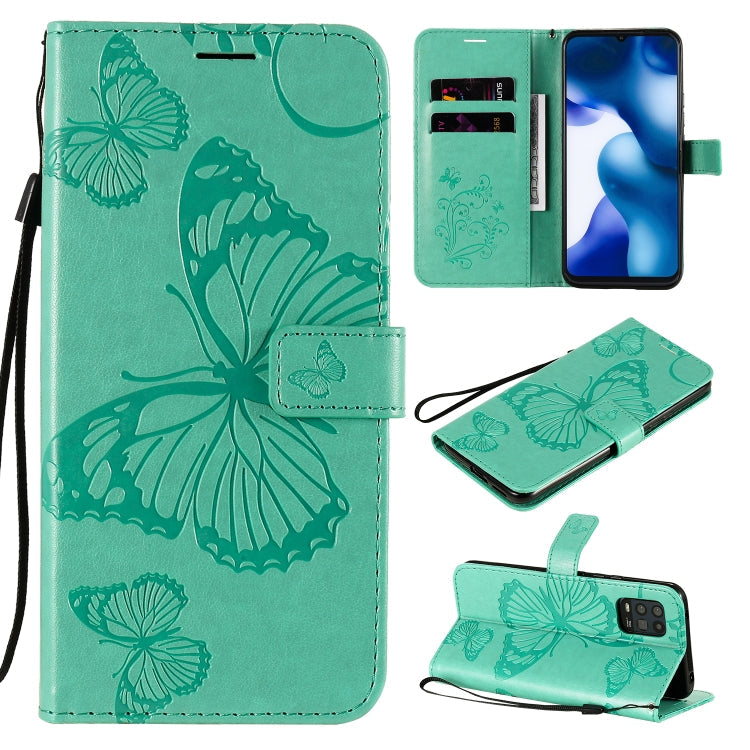 3D Butterflies Embossing Pattern Horizontal Flip Leather Case with Holder & Card Slot & Wallet & Lanyard, Series 2