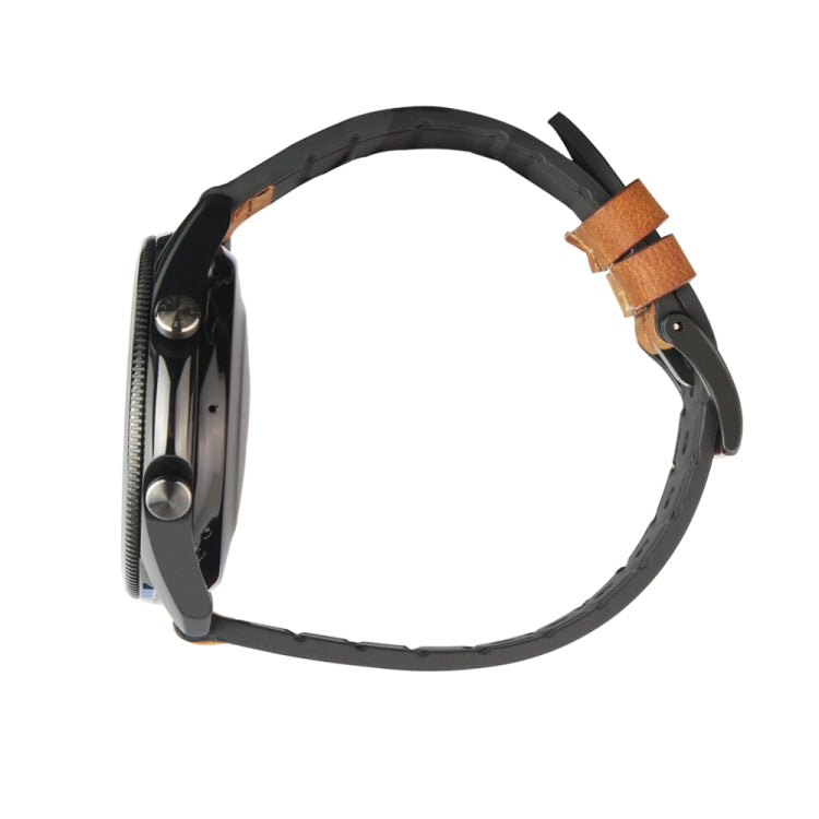 TPU + Leather Replacement Strap Watchband