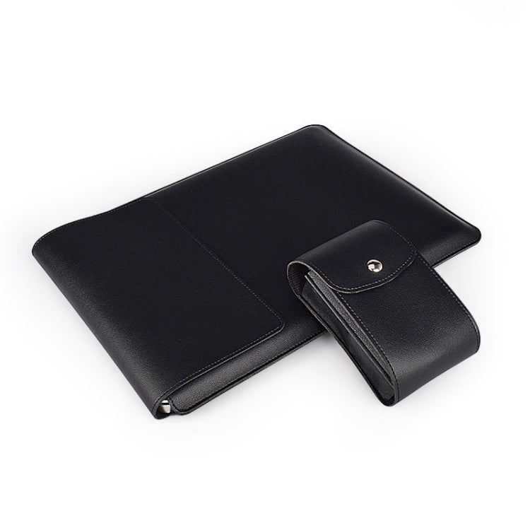 PU05 Sleeve Leather Case Carrying Bag with Small Storage Bag