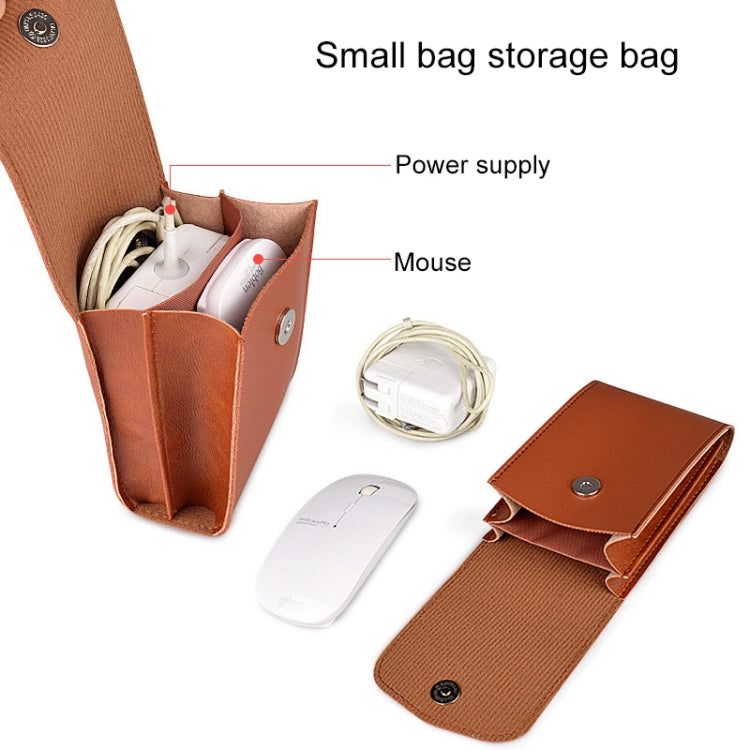 PU05 Sleeve Leather Case Carrying Bag with Small Storage Bag My Store