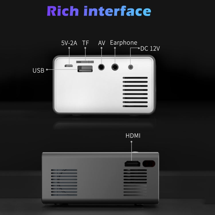 T300 25ANSI LED Portable Home Multimedia Game Projector