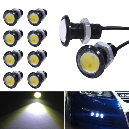 10 PCS 18mm 1.5W DC9-80V Motorcycle Eagle Eye Light Single Lens