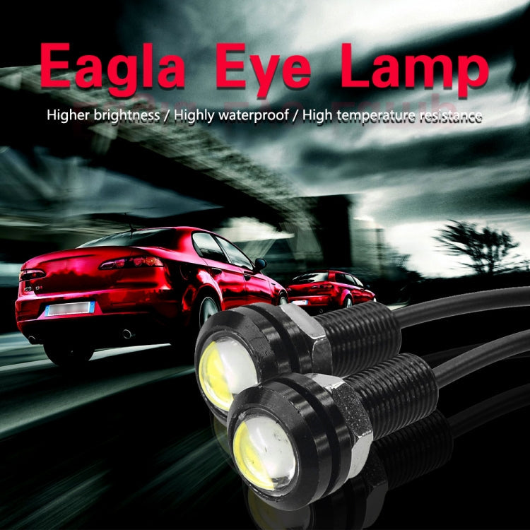 10 PCS 23mm 1.5W DC9-80V Motorcycle Eagle Eye Light Double Lens